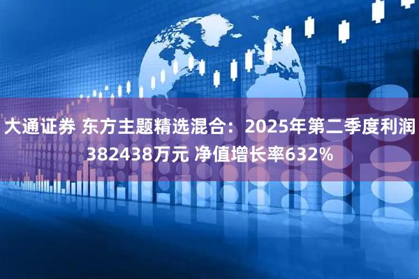 大通证券 东方主题精选混合：2025年第二季度利润382438万元 净值增长率632%
