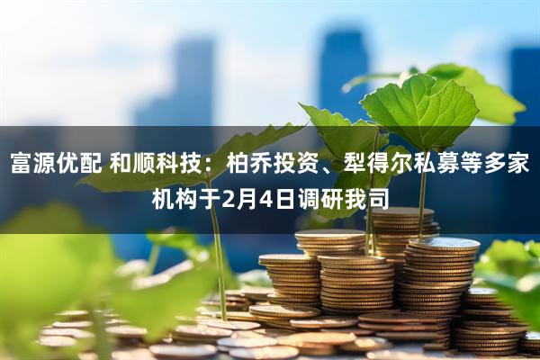 富源优配 和顺科技：柏乔投资、犁得尔私募等多家机构于2月4日调研我司